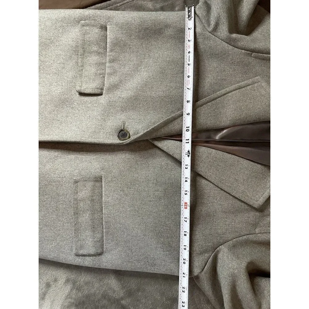 J. Crew Woman Grey Wool Melton Boyfriend Coat A8907 Sz 8 - Picture 7 of 12